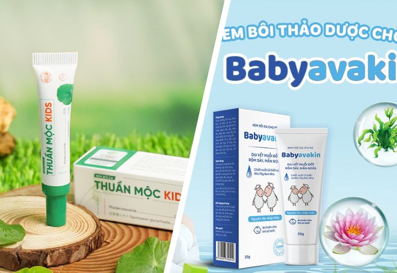 So sánh kem bôi da Thuần Mộc Kids với Baby Avakin