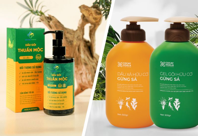 So sánh dầu gội Thuần Mộc và Cỏ cây hoa lá