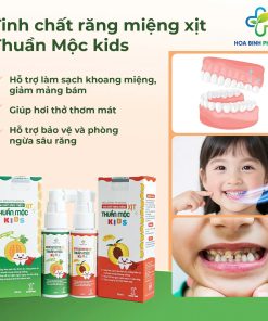 Tinh chất răng miệng xịt Thuần Mộc Kids cho bé từ 1 tuổi